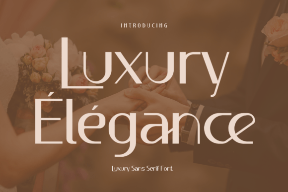 Luxury Élégance: A Playful Sans Serif Font for Modern Brands